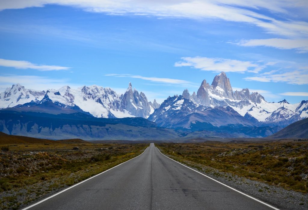 Fitz-Roy, Santa Cruz. Argentina. Plano panorámico.