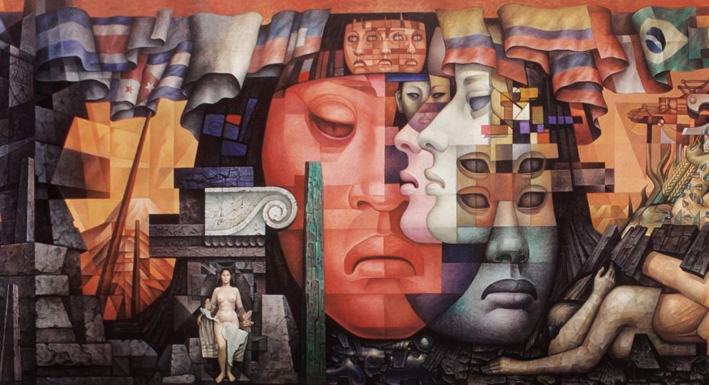 Presencia en América Latina, mural