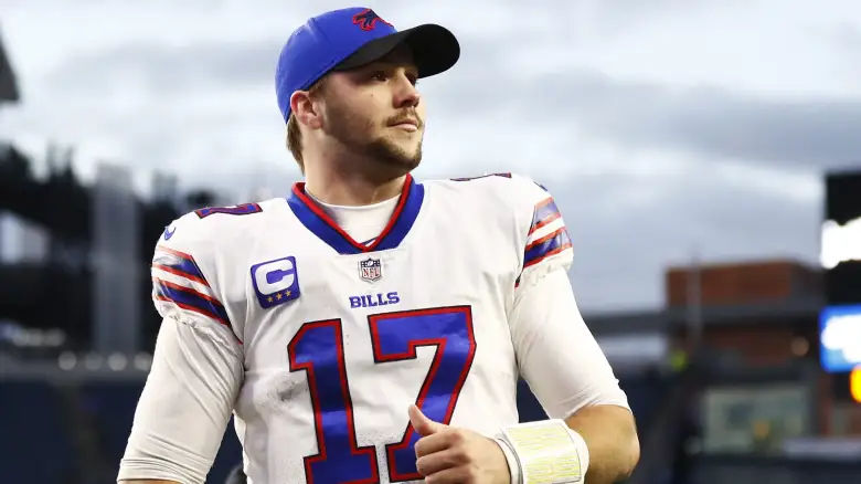 Josh Allen, mariscal de campo de los Buffalo Bills en la temporada pasada.